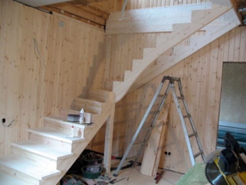 Построение лестницы
